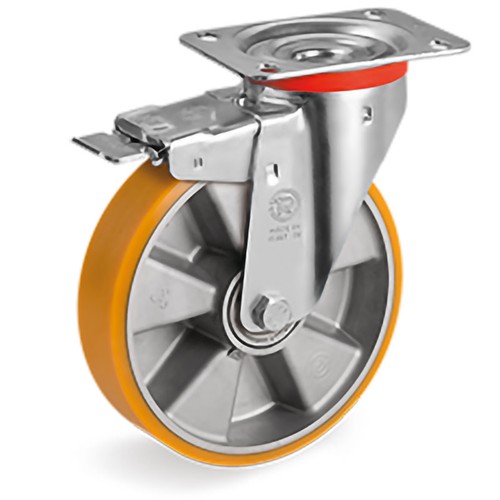 Ruota poliuretano 80mm - , 200kg